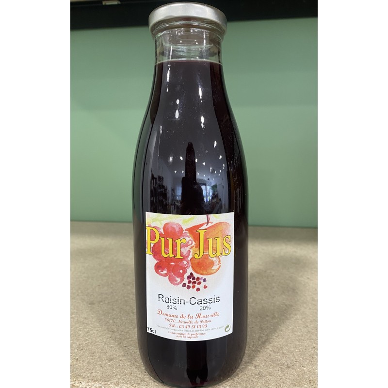 PUR JUS RAISIN CERISE 75CL