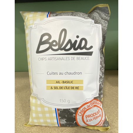 CHIPS AIL BASILIC 150GR