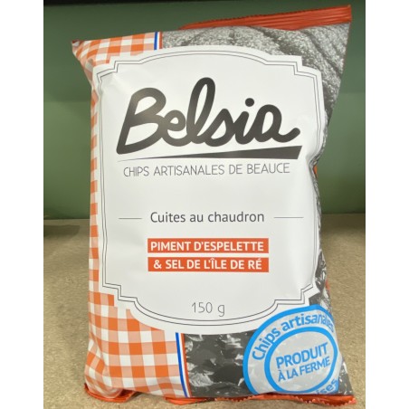 CHIPS PIMENT D'ESPELETTE 150GR