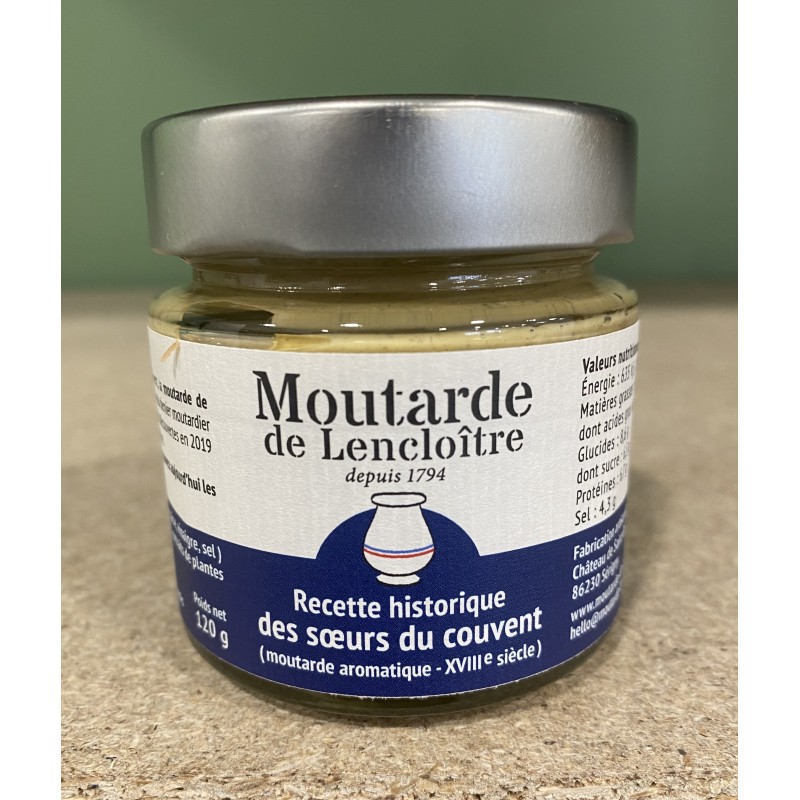 MOUTARDE RECETTE HISTORIQUE 120GR