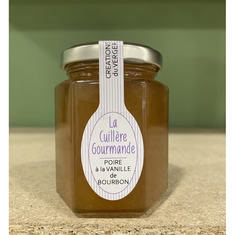 CONFITURE POIRE VANILLE BOURBON 225GR
