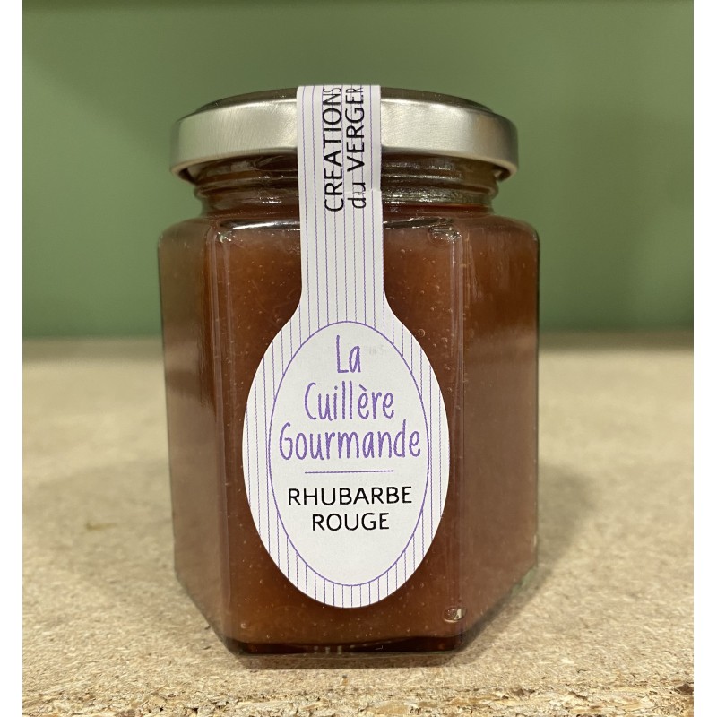 CONFITURE RHUBARBE ROUGE 225GR