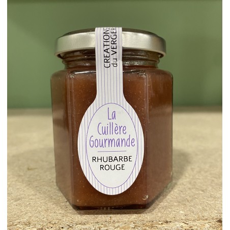 CONFITURE RHUBARBE ROUGE 225GR
